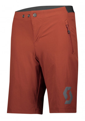 Children's cycling shorts Scott Shorts Jr Trail 10 ls / fit w / pad rust red